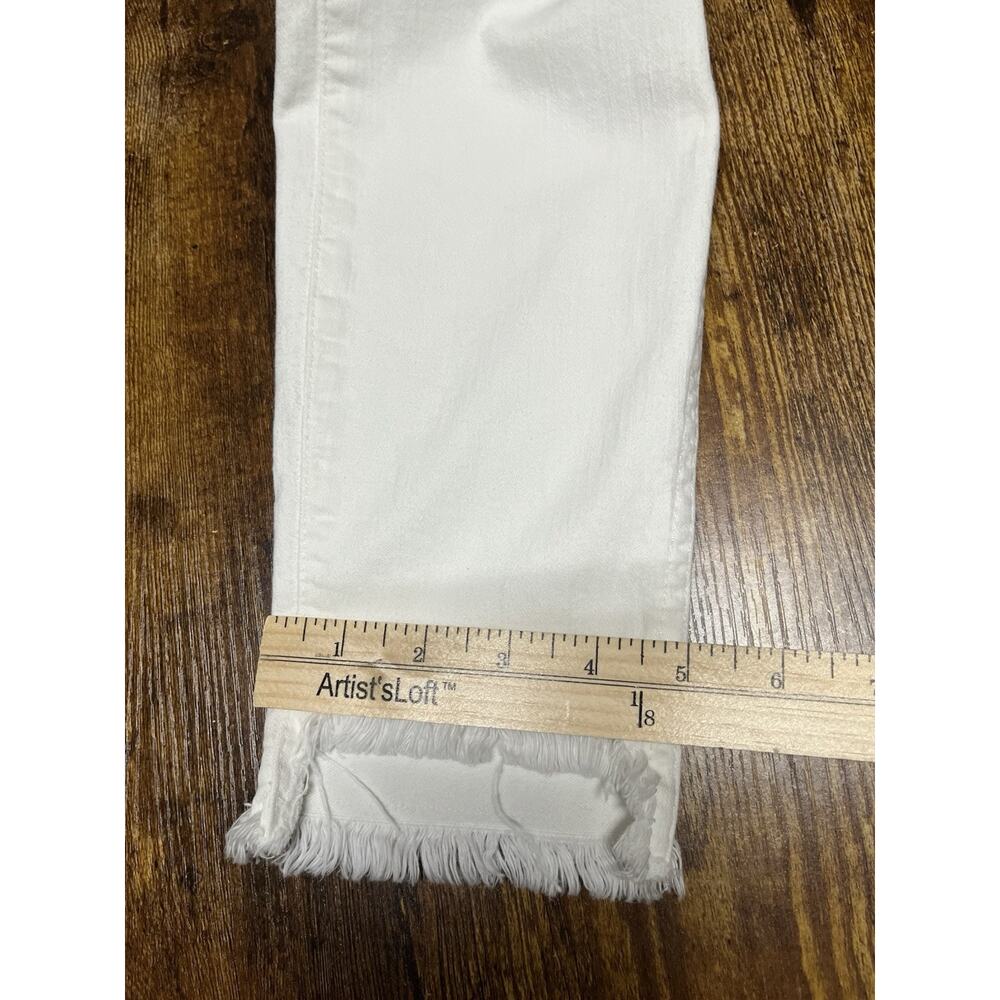 Madewell Women's White High Rise Cropped Button fly Jeans Size 27" - Picture 14 of 14